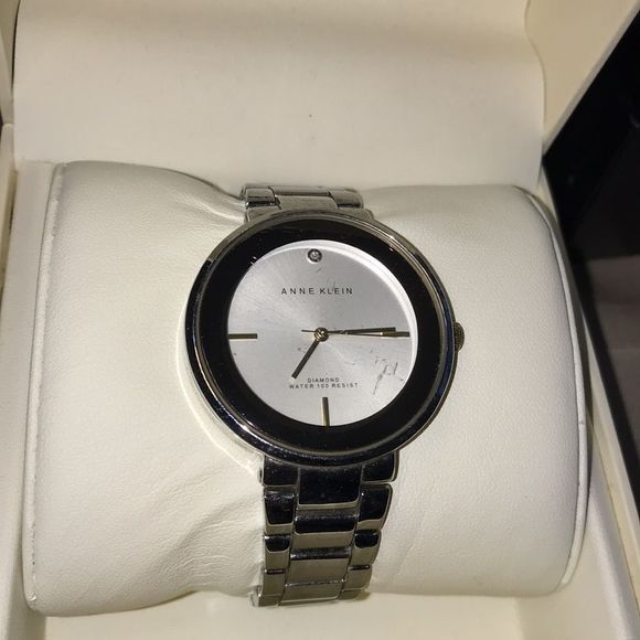 Anne Klein Diamond Face Quartz Watch